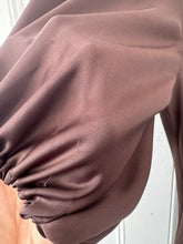 Load image into Gallery viewer, Ruby Kendall Satin Mini Dress (Espresso)