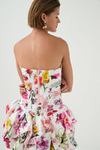 Load image into Gallery viewer, Aje Violette Bubble Hem Mini (Collage Floral)