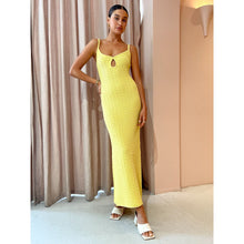 Load image into Gallery viewer, Bec and Bridge Effie Knit Key Maxi Dress (Daffodil Yellow)