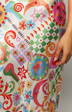 Load image into Gallery viewer, Boutique Satin Summer Print Maxi Dress
