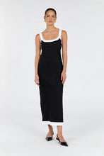 Load image into Gallery viewer, Dissh Carter Black Linen Midi Dress
