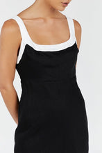Load image into Gallery viewer, Dissh Carter Black Linen Midi Dress

