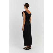 Load image into Gallery viewer, Dissh Cass Black Asym Midi Dress