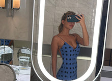 Load image into Gallery viewer, Goncalo Peixoto Blue Polka Dot Dress