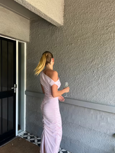 Load image into Gallery viewer, Issy One Shoulder Midi Dress (Candy Pink)