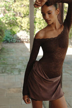 Load image into Gallery viewer, Ownley Tahnee Mini Dress (Chocolate)