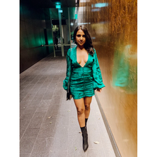 Load image into Gallery viewer, Rat and Boa Isabella Dress (Green)