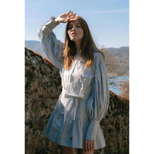 Load image into Gallery viewer, Shona Joy Ella Balloon Sleeve Shirt Dress - FOR SALE