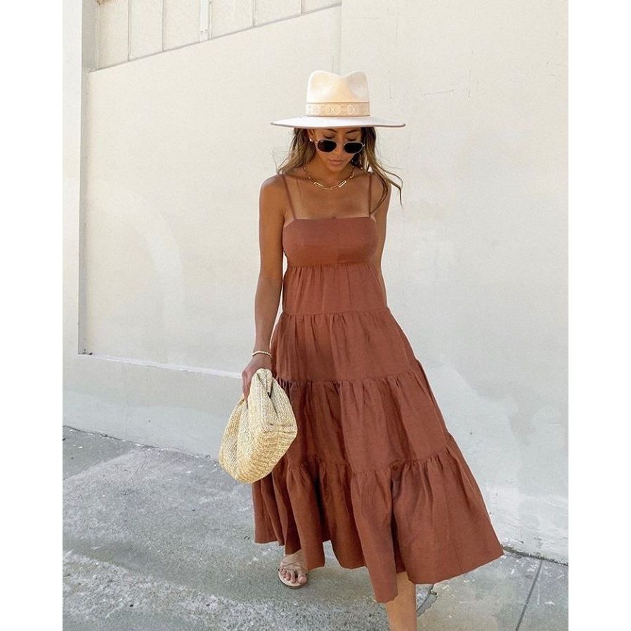 Shona Joy Elsa Tiered Midi – Wardrobe Collective NZ