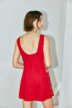 Load image into Gallery viewer, VRG GRL Discoteca Mini Dress (Chilli)