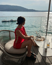 Load image into Gallery viewer, VRG GRL Discoteca Mini Dress (Chilli)