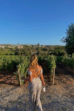 Load image into Gallery viewer, Vrg Grl Paris In The 90's Bias Cut Maxi Dress Floral