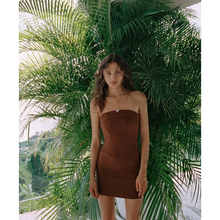 Load image into Gallery viewer, With Jean Chloe Corset Dress (Brown) - FOR SALE
