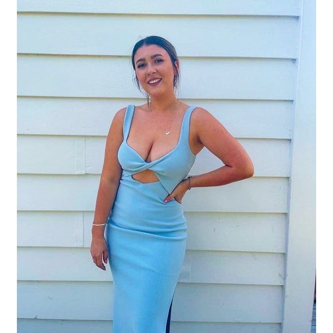 Bec and Bridge Joelle Midi (Blue)  Wardrobe Collective NZ