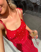 Load image into Gallery viewer, Caitlin Crisp Camille Dress (Cherry)