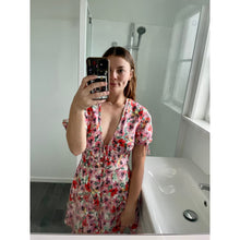 Load image into Gallery viewer, Ruby Allegra Linen Tie Mini Dress

