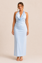 Load image into Gallery viewer, Shona Joy Dillon Cowl Neck Maxi dress (Seabreeze)