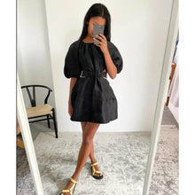 Load image into Gallery viewer, Aje Psychedelia Cut Out Mini Black