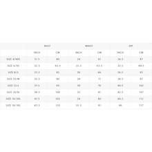 Load image into Gallery viewer, Aje Gracious Cut Out Mini size guide