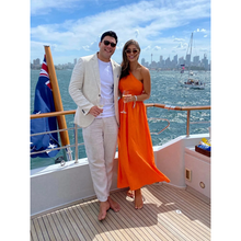 Load image into Gallery viewer, By Nicola Gabriella One Shoulder Midi (Orange)