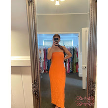 Load image into Gallery viewer, Orange Ownley Petra Dress - size 6 customer
