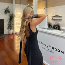 Load image into Gallery viewer, Caitlin Crisp Wilmer Dress (Black)