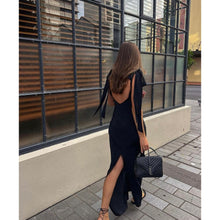 Load image into Gallery viewer, Caitlin Crisp Wilmer Dress (Black)