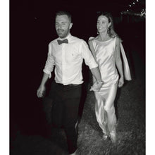 Load image into Gallery viewer, Caitlin Crisp Wilmer Dress (Oyster)