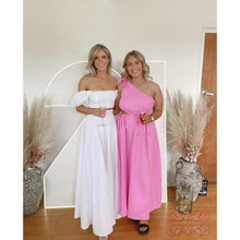 Load image into Gallery viewer, By Nicola Gabriella One Shoulder Midi (Pink)