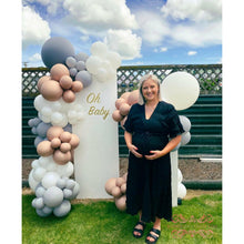 Load image into Gallery viewer, Ruby Mirella V-Neck Dress (Black)