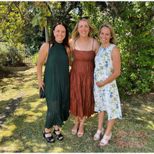 Load image into Gallery viewer, Ruby Cascade Crush Gown (Emerald Green)