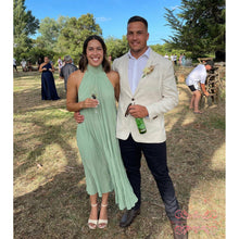 Load image into Gallery viewer, Ruby Cascade Crush Gown (Pale Green)