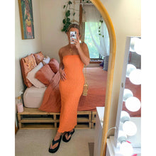 Load image into Gallery viewer, Orange Ownley Petra Dress