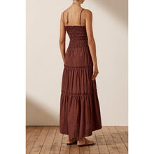 Load image into Gallery viewer, Shona Joy Kaia Shirred Tiered Midi Dress