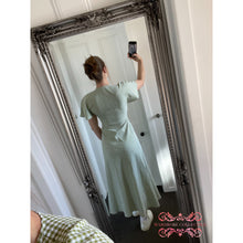 Load image into Gallery viewer, Ruby Clover Midi (Olive Gingham)