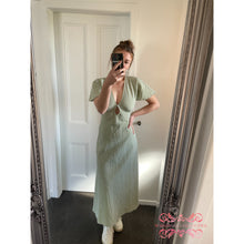 Load image into Gallery viewer, Ruby Clover Midi (Olive Gingham)