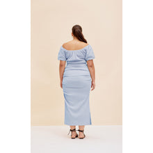 Load image into Gallery viewer, Ruby Delphi Gingham Dress (Blue Gingham)