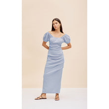 Load image into Gallery viewer, Ruby Delphi Gingham Dress (Blue Gingham)