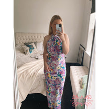 Load image into Gallery viewer, Ruby Gigi Silk Halter Dress