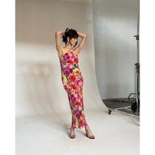 Load image into Gallery viewer, Ruby Kata Silk Slip (Halter)