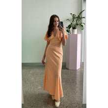 Load image into Gallery viewer, Ruby Uma Dress (Orange Gingham)
