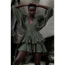 Load image into Gallery viewer, Shona Joy Charlotte Plunged Draped Mini