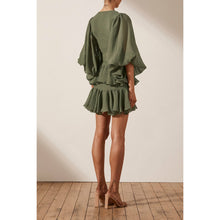 Load image into Gallery viewer, Shona Joy Charlotte Plunged Draped Mini