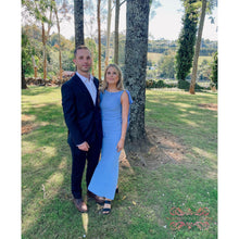 Load image into Gallery viewer, Caitlin Crisp Wilmer Dress (Blue)