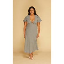 Load image into Gallery viewer, Ruby Clover Midi (Black Gingham)