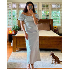 Load image into Gallery viewer, Ruby Delphi Gingham Dress (Blue Gingham)