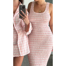 Load image into Gallery viewer, Ruby Klein Gingham Midi
