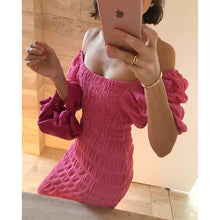 Load image into Gallery viewer, Ruby Mirella Puff Sleeve Dress