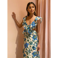Load image into Gallery viewer, SIR. Celia Frill Midi Dress 
