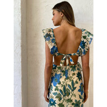 Load image into Gallery viewer, SIR. Celia Frill Midi Dress 
